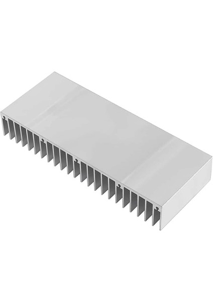 15CM x 6cm x 2.5cm Alüminyum Metal Soğutucu Blok Radyatör Amfi LED Entegre Transistor VGA Ram Memory