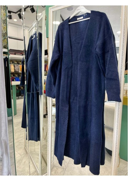 Adn Angora Hırka - Lacivert - Standart (42-46 Beden Uyumlu)