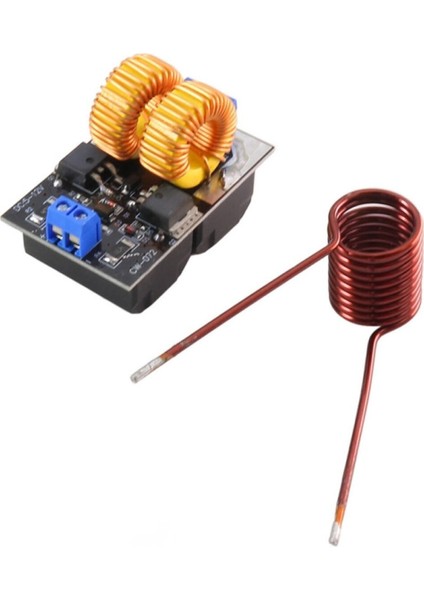 Indüksiyon Isıtıcı Modül 120W Dc 5/12V Mini Bobin Kablosuz Yüksek Frekanslı Enerji Güç Iletimi modelleri