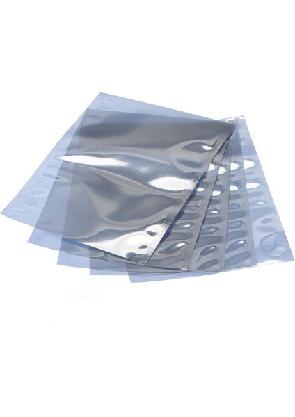 Antistatik Poşet 8X12CM 100 Adet Şeffaf Su Toz Geçirmez Koruyucu Esd Metalize Torba Çanta Elektronik