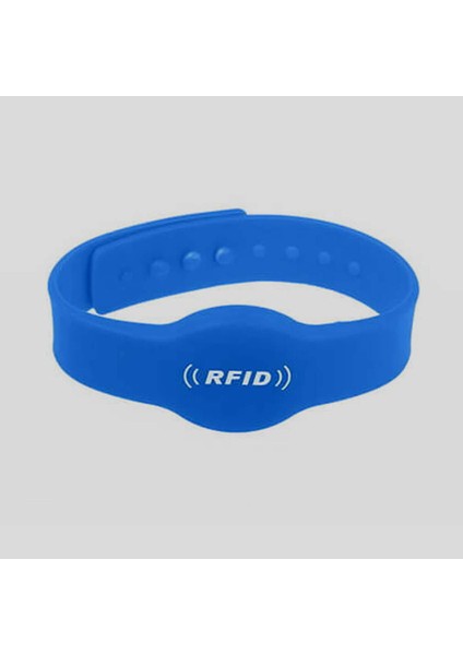 13.56MHZ Rfid Manyetik Bileklik Mavi Su Geçirmez Silikon Proximity Göstergeç 13.56 Mhz Kapı Geçiş fırsatları