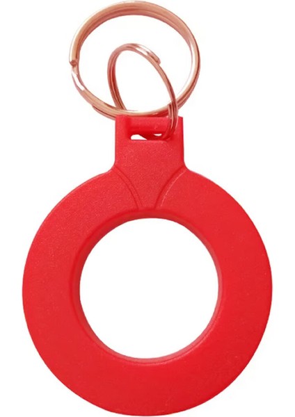 13.56MHZ Rfıd Halka Tip Tag Kırmızı Nfc Uıd Kimlik No Değiştirilebilir Etiket Anahtarlık Manyetik Ka