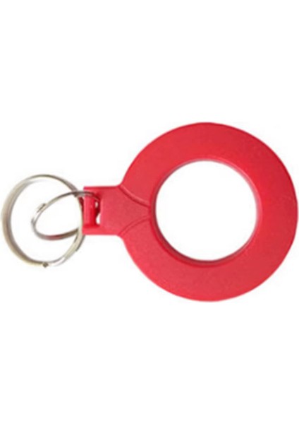 13.56MHZ Rfıd Halka Tip Tag Kırmızı Nfc Uıd Kimlik No Değiştirilebilir Etiket Anahtarlık Manyetik Ka