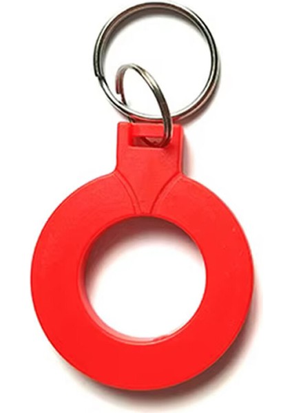 13.56MHZ Rfıd Halka Tip Tag Kırmızı Nfc Uıd Kimlik No Değiştirilebilir Etiket Anahtarlık Manyetik Ka