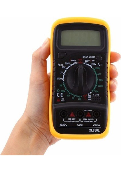 XL830L Dijital Multimetre Ölçü Aleti Avometre Voltmetre Ampermetre Voltaj Akım Direnç Transistör fiyatları