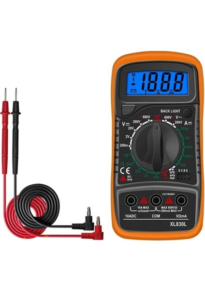 XL830L Dijital Multimetre Ölçü Aleti Avometre Voltmetre Ampermetre Voltaj Akım Direnç Transistör fırsatları