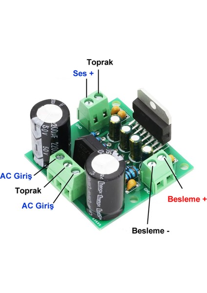 TDA7294 100W Dijital Amfi Modül Yüksek Güç Ac 12V 30V Tek Kanal Müzik Kuvvetlendirici Güçlendirici indirimleri