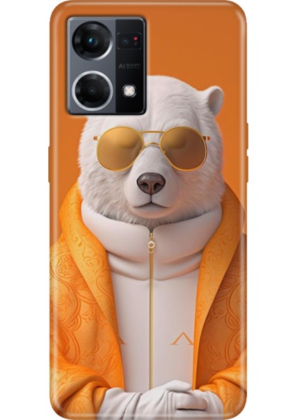 Oppo Reno 7 Kılıf (CPH2363) Desenli Silikon Kampanyalı Kapak Stil Bear