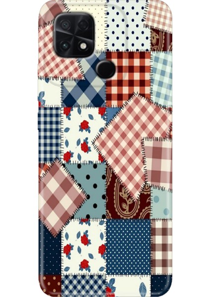 Poco C40 Kılıf Renkli Temalı Silikon Yama