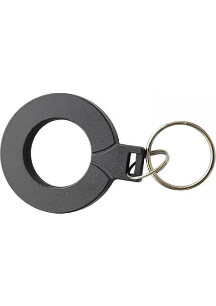 13.56MHZ Rfıd Halka Tip Tag Siyah Nfc Uıd Kimlik No Değiştirilebilir Etiket Anahtarlık Manyetik Kart