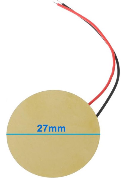 27MM Piezo Disk 5cm Kablolu Ses Üretici Oyuncak Alarm Acil Tehlike Uyarı Kapı Zil Oyun Ton Şarkı fiyatları