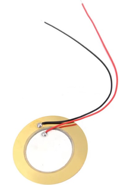 27MM Piezo Disk 5cm Kablolu Ses Üretici Oyuncak Alarm Acil Tehlike Uyarı Kapı Zil Oyun Ton Şarkı