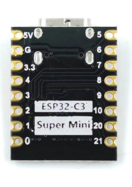 ESP32 C3 Super Mini Geliştirme Kartı Wifi Bluetooth Type-C USB 160MHZ 4mb Flash 400KB Psram modelleri