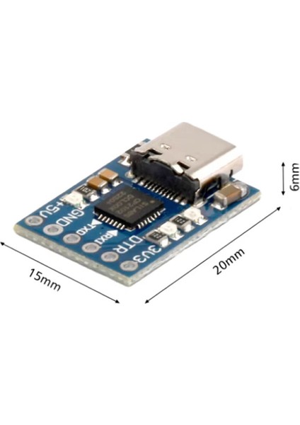 CP2102 USB To RS232 Ttl Uart Çevirici Modül Type C USB Seri Port Haberleşme Mcu Uydu Alıcı DVD Gsm