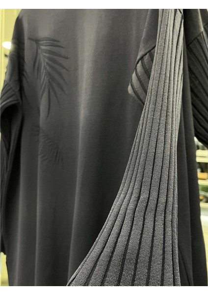 Adn Palmiye Merserize Tunik - Lacivert - 2 indirimleri