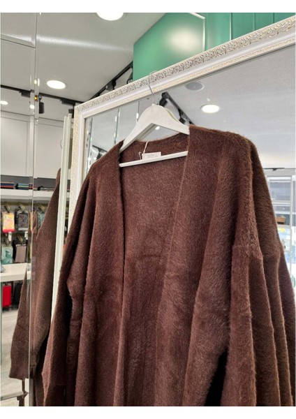 Adn Angora Hırka - Acı Kahve - Standart (42-46 Beden Uyumlu) modelleri