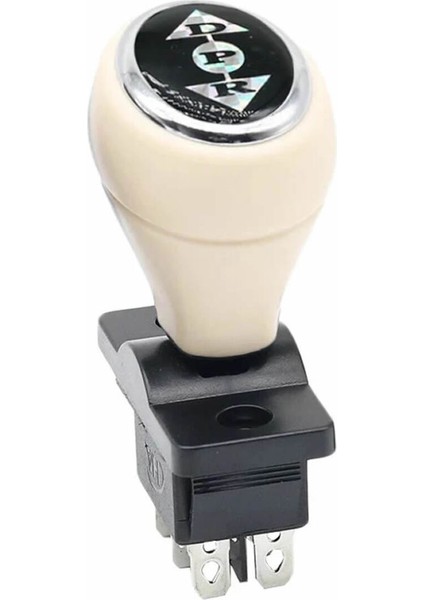 Joystick Kcd4 Anahtar Push Beyaz Ileri Geri Vites Kolu 16A 250V Akülü Çocuk Arabası Elektrikli Araç