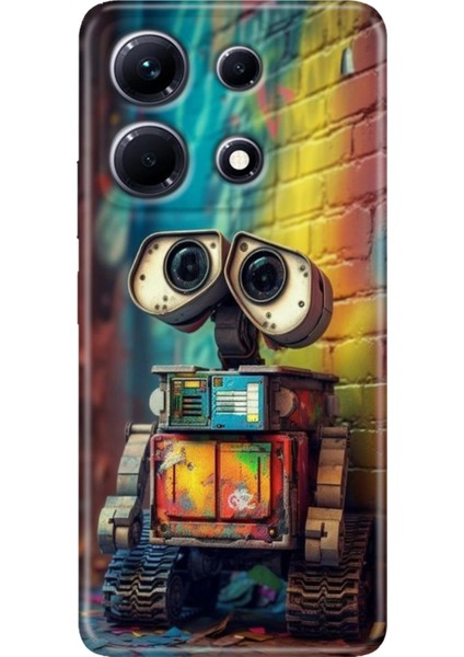 Infinix Note 30 Kılıf Desenli Baskılı Esnek Silikon Kapak Robotic