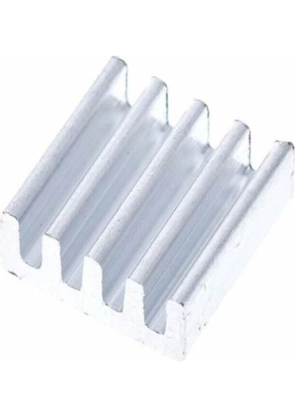 3 Adet Aluminyum Metal Soğutucu Blok Raspberry Pi Termal Etiket Gümüş Renk Radyatör Amfi LED indirimleri