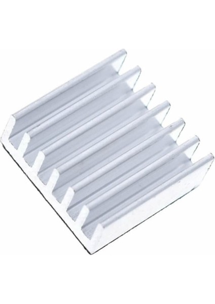 3 Adet Aluminyum Metal Soğutucu Blok Raspberry Pi Termal Etiket Gümüş Renk Radyatör Amfi LED