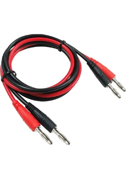 8A Banana Banana Kablo Çifti 1 Metre Yüksek Akım Probu Multimetre Güç Kaynağı Test Ölçme Kablosu modelleri