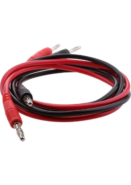 8A Banana Banana Kablo Çifti 1 Metre Yüksek Akım Probu Multimetre Güç Kaynağı Test Ölçme Kablosu indirimleri