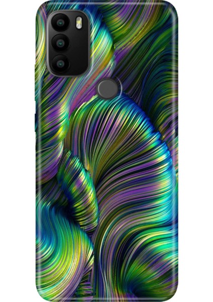General Mobile Gm 21 Pro Kılıf Baskılı Esnek Silikon Kapak Holographic