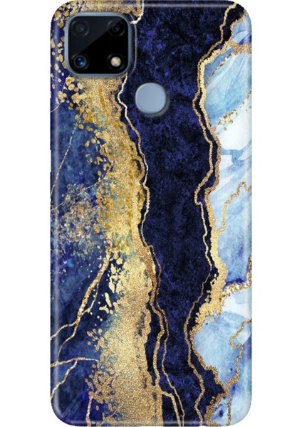 Realme C25 Kılıf Desenli Silikon Renkli Phone Case Hillmermer