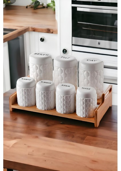 7'li Standlı Baharat Seti fiyatları