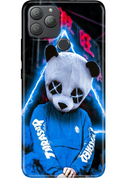 General Mobile Gm 22 Plus Kılıf Desenli Esnek Silikon Uv Cool Panda