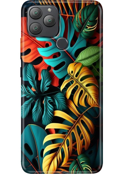 General Mobile Gm 22 Plus Kılıf Desenli Esnek Silikon Uv Renkli Orman