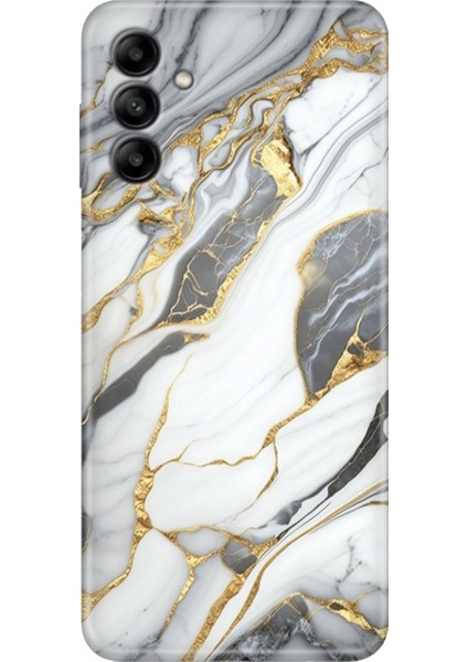 Samsung Galaxy A04S Kılıf Renkli Esnek Silikon Arsos Mermer