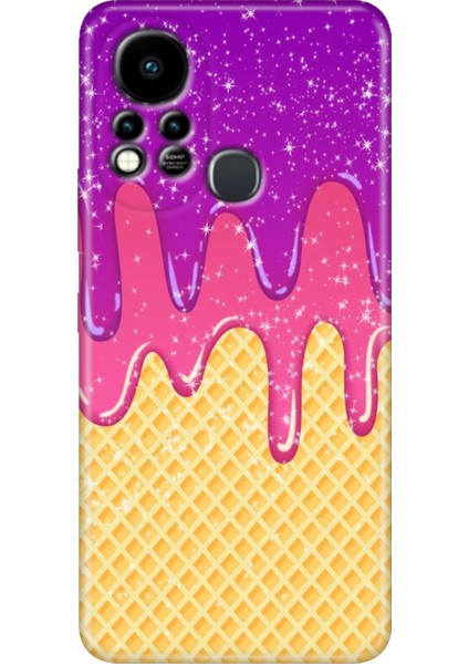 Infinix Hot 11S Uyumlu Kılıf Renkli Tpu Silikon Krema