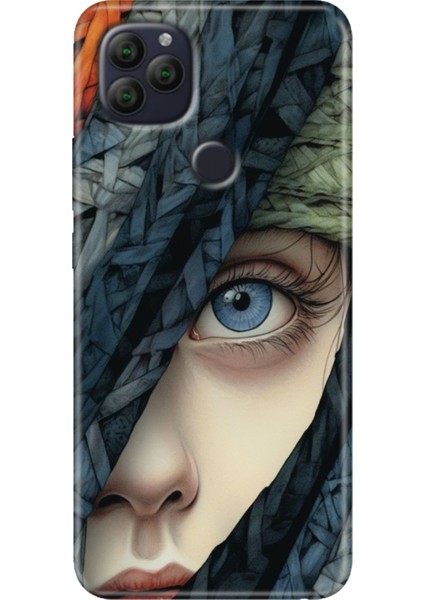 General Mobile Gm 22 - 22S Kılıf Desenli Rubber Silikon Siluet