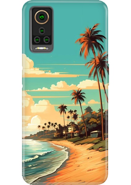 General Mobile Gm 22 Pro Kılıf Hd Desenli Esnek Silikon Malibu