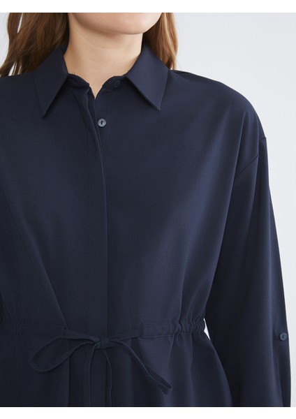 Yeni Sezon Beli Bağlamalı Kadın Gömlek Tunik modelleri