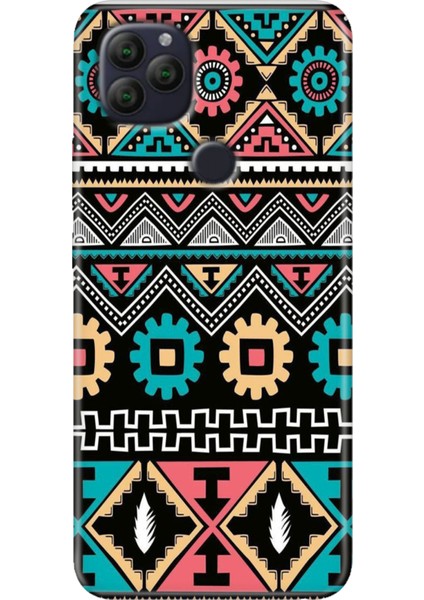 General Mobile Gm 22 - 22S Kılıf Desenli Rubber Silikon Etnik