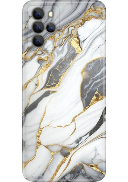 Omix X700 Kılıf Hd Silikon Arsos Mermer