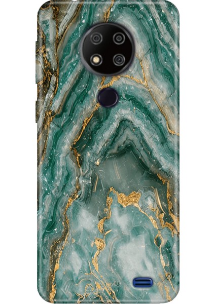 Reeder P13 Blue Max 2020 Kılıf Desenli Kapak Silikon Cover Granit