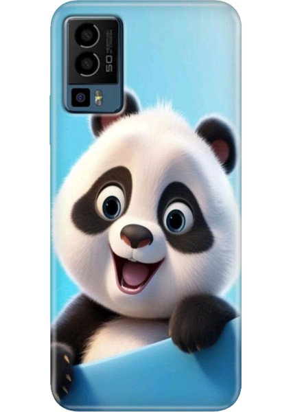 General Mobile Gm 23 Kılıf Desenli GM23 Silikon Case Uv Panda