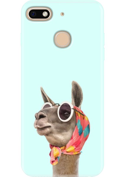 General Mobile Gm 8 Go Kılıf Desenli Silikon Renkli Tpu Uv Deve