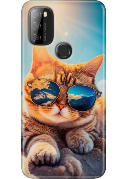 Reeder P13 Blue Max 2021 Kılıf Rubber Baskı Silikon Cover Cat