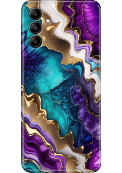 Samsung Galaxy M34 Uyumlu Kılıf Tasarım Kaliteli Kapak Keskin Ametist