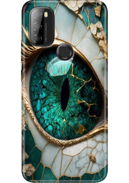 Reeder P13 Blue Max 2021 Kılıf Rubber Baskı Silikon Cover Tanrıça Gözü