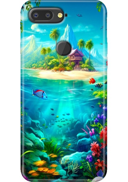 General Mobile Gm 9 Pro Kılıf Desenli Esnek Silikon Kapak Uv Island