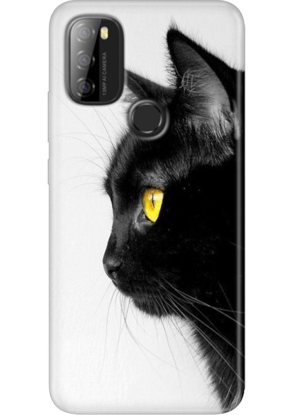 Reeder P13 Blue Max 2021 Kılıf Rubber Baskı Silikon Cover Kedi Bakışı