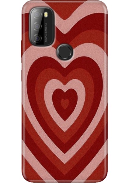 Reeder P13 Blue Max 2021 Kılıf Rubber Baskı Silikon Cover Mat Kalp