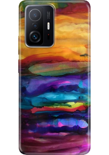 Xiaomi Mi 11T - 11T Pro Kılıf Desenli Design Silikon Sulu Boya