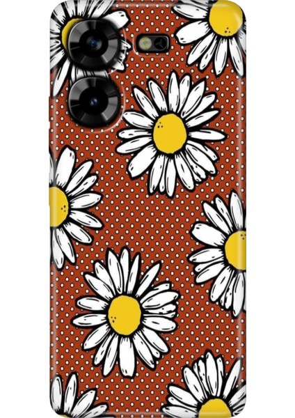 Tecno Pova 5 Kılıf Renkli Esnek Silikon Puantiye