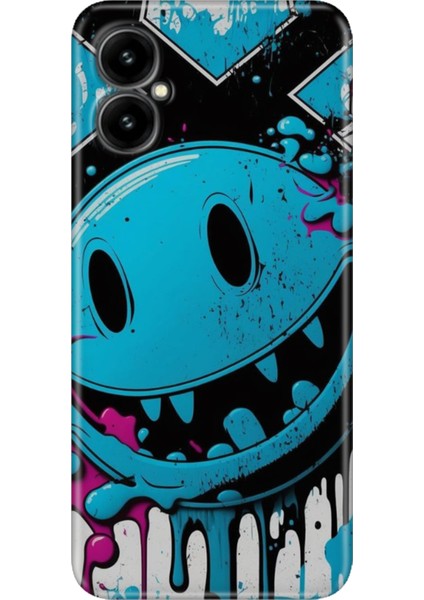 Omix X3 Kılıf Renkli Temalı Silikon Vintage Wall